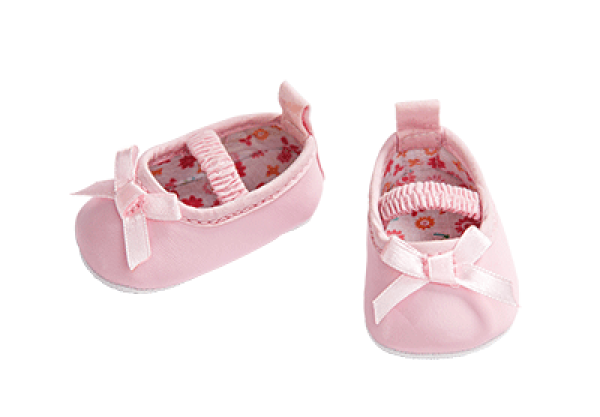 Ballerina shoes with bow